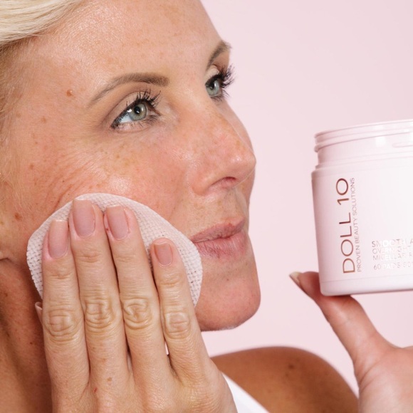 Doll 10 Smooth Assist Overnight Facial Micellar Exfoliating Pads - Picture 3 of 5